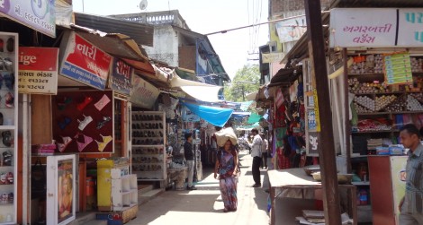 4 Alley with stores b